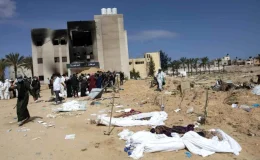 Gazze’de Nasser Hastanesi bahçesindeki toplu mezardan 310 ceset çıkarıldı
