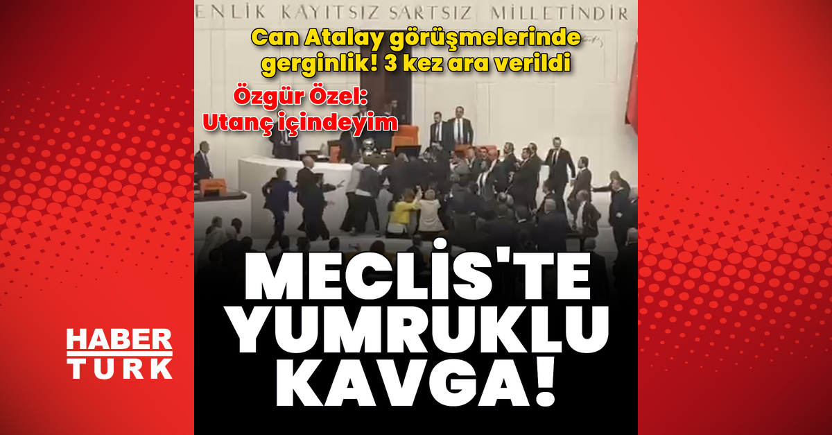 TBMM’de Can Atalay görüşmesi! Meclis toplandı