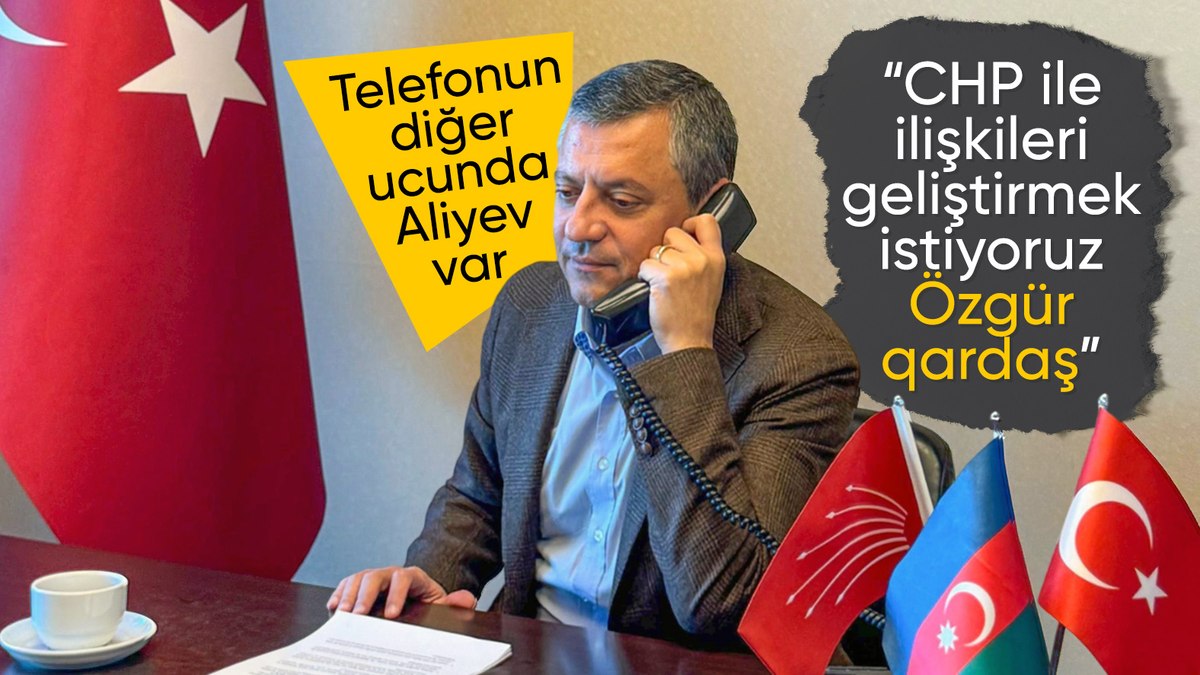 Özgür Özel, Azerbaycan Cumhurbaşkanı Aliyev ile görüştü